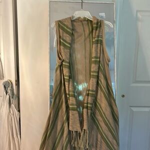 Woman’s Boho Long Vest